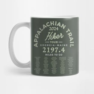 Appalachian Trail 2024 Tour Shirt Mug